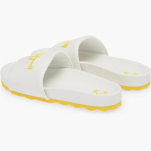 OFF-WHITE Quotes Leather Slide Sandal Men main image 6